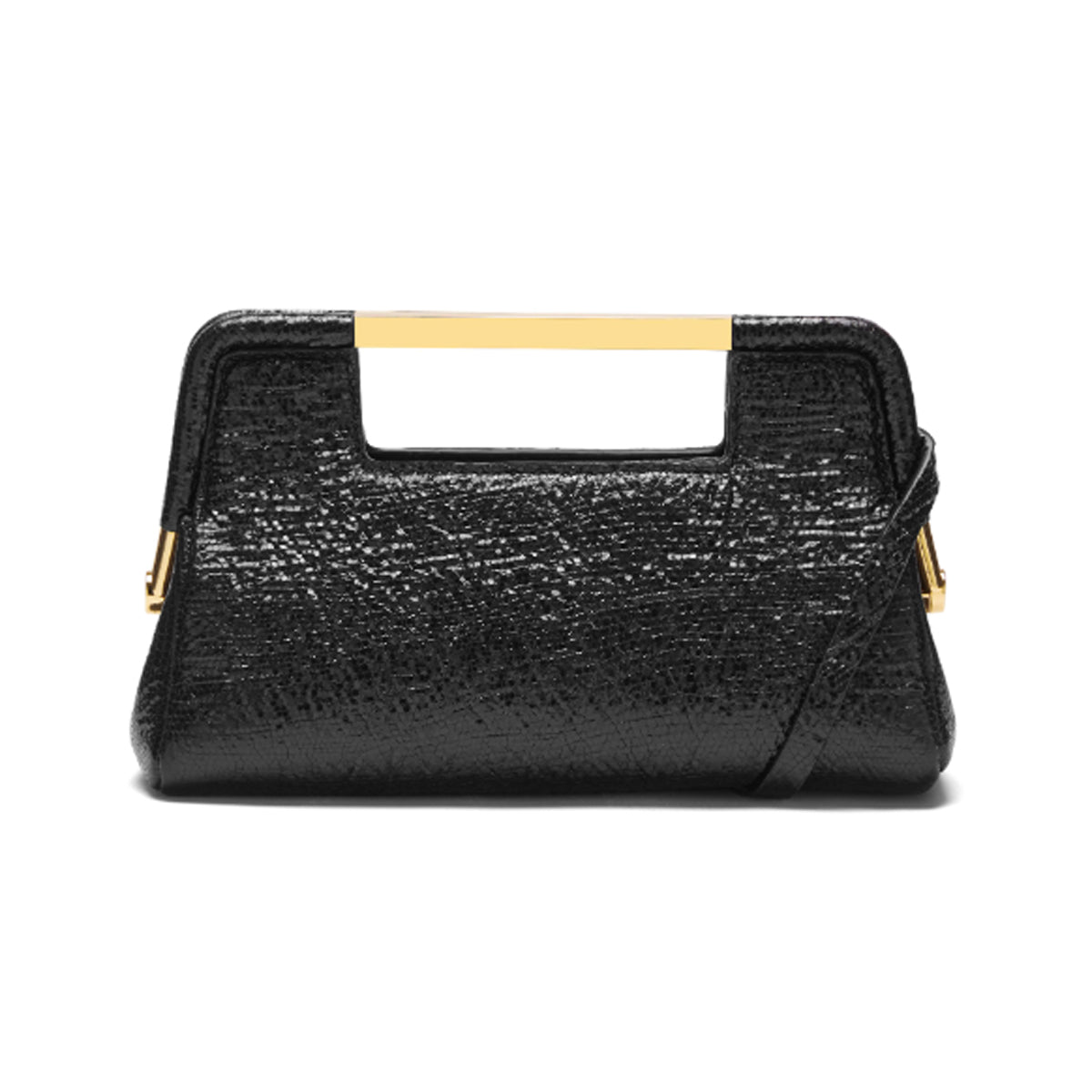 Demellier Women's London Leather Clutch-On-Chain - Black One-Size