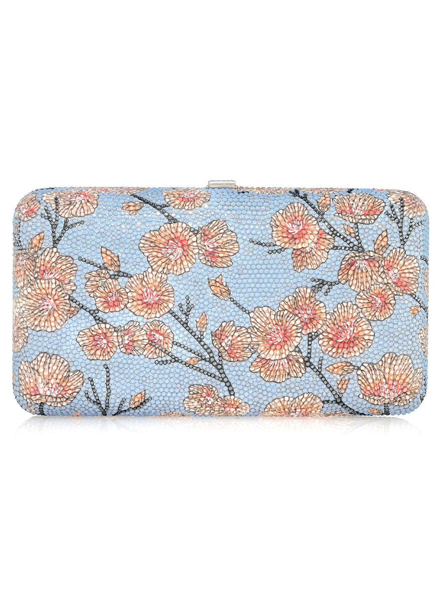 Spring Cherry Smooth Rectangle Clutch