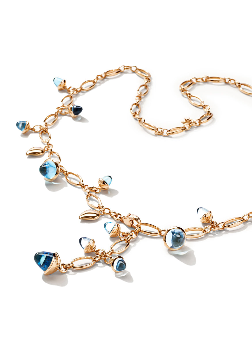 Mikado Necklace, Sky, 56cm
