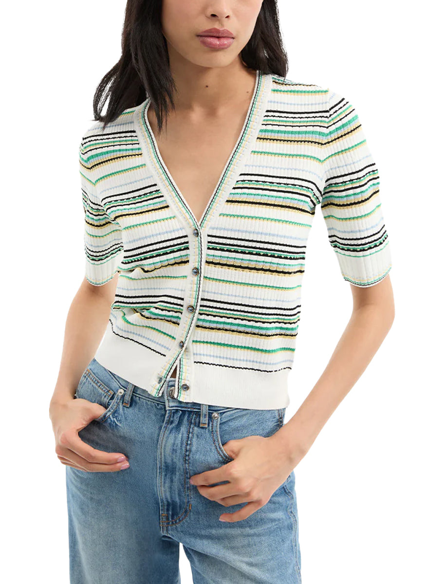 Varia Striped Cardigan