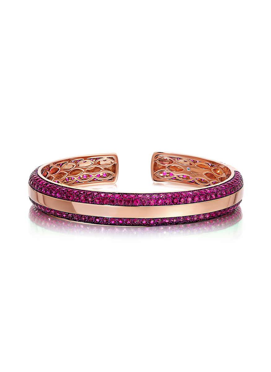 Ouro Pink Sapphire Bangle