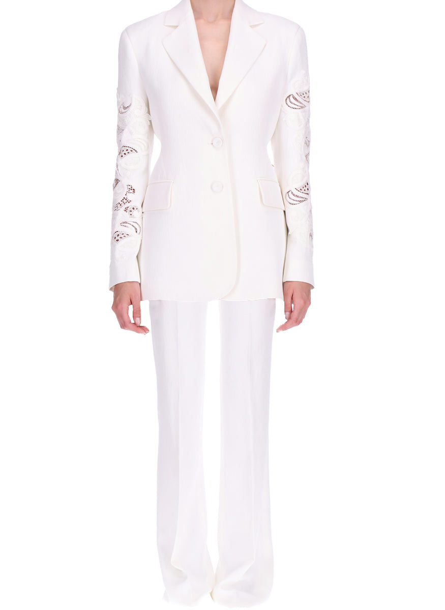 Lace Single Breasted Suit - Ermanno Scervino
