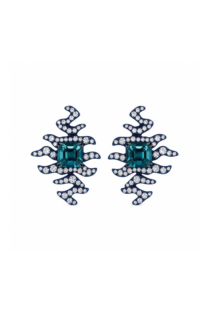 Blue Zircon Rio Earrings