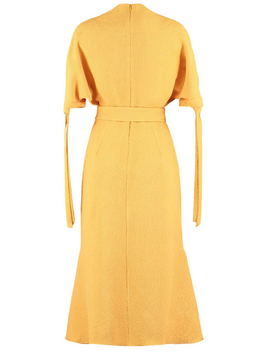 Pedernal Dress In Bubble Jacquard