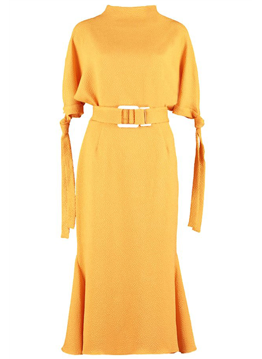 Pedernal Dress In Bubble Jacquard