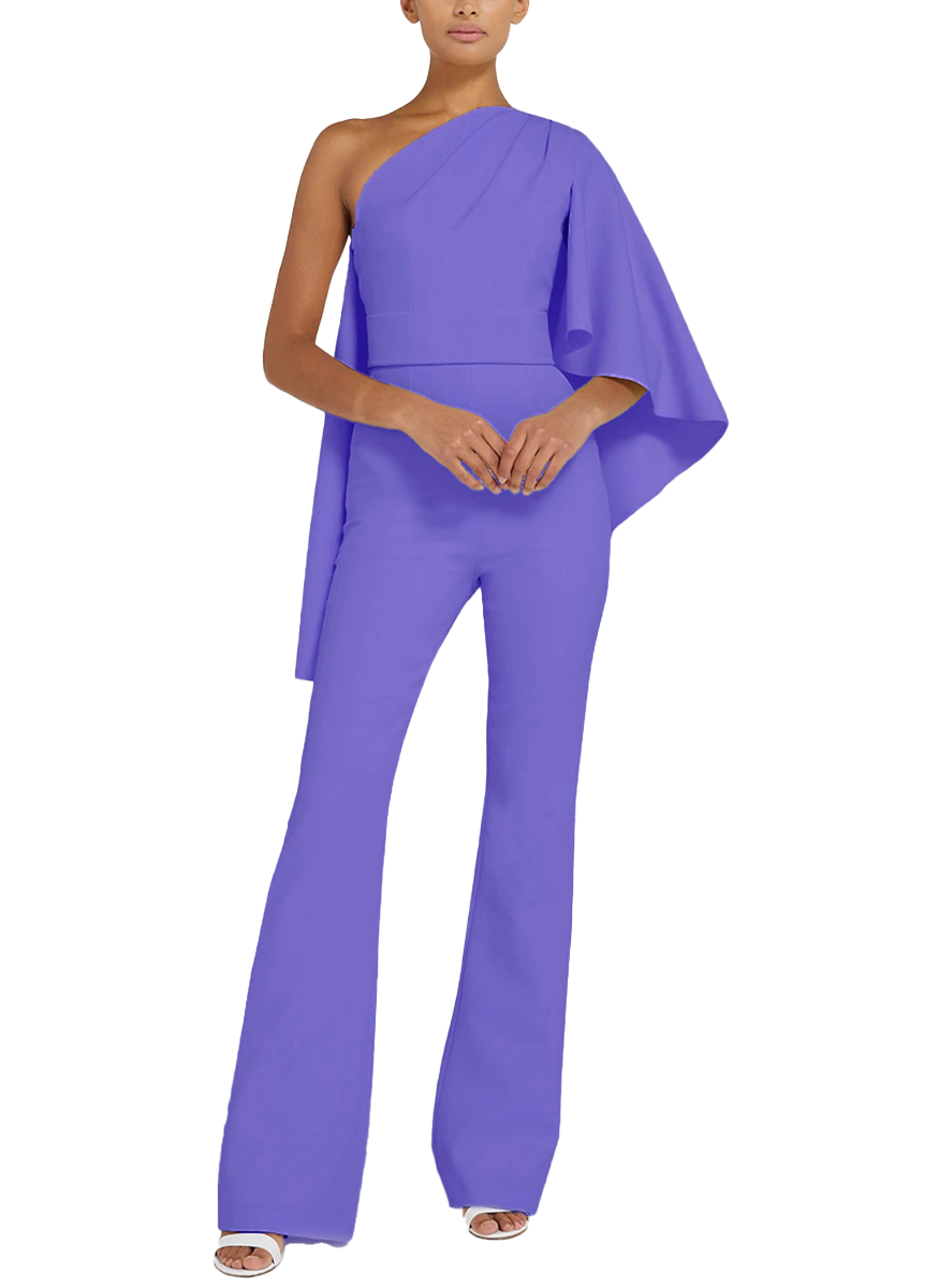 Zephyra Jumpsuit in Anemone Heavy Crepe