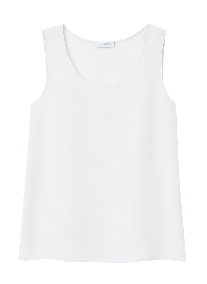 Finnley Silk Georgette Top in Cloud