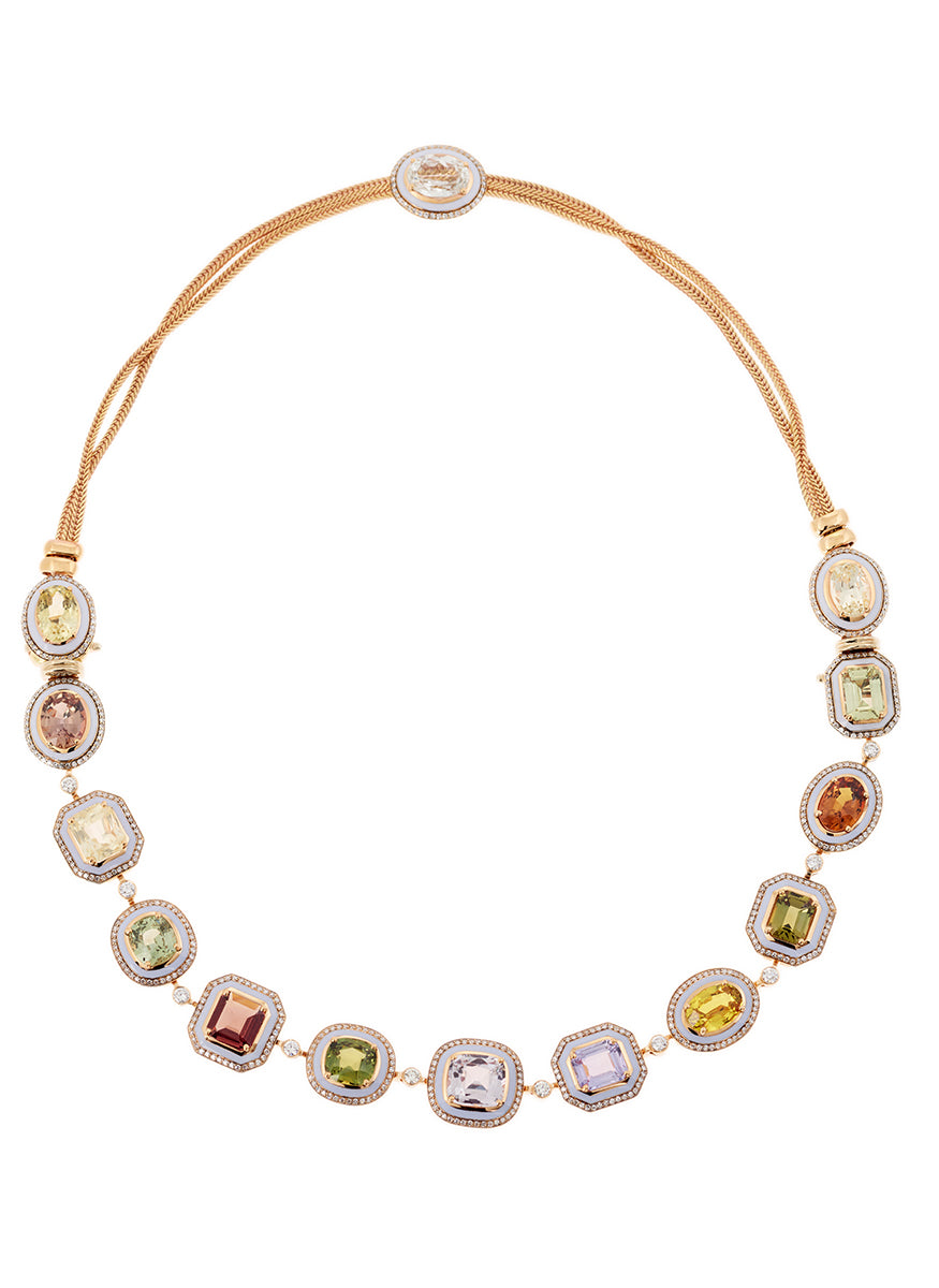 Mina Convertible Sapphire Necklace