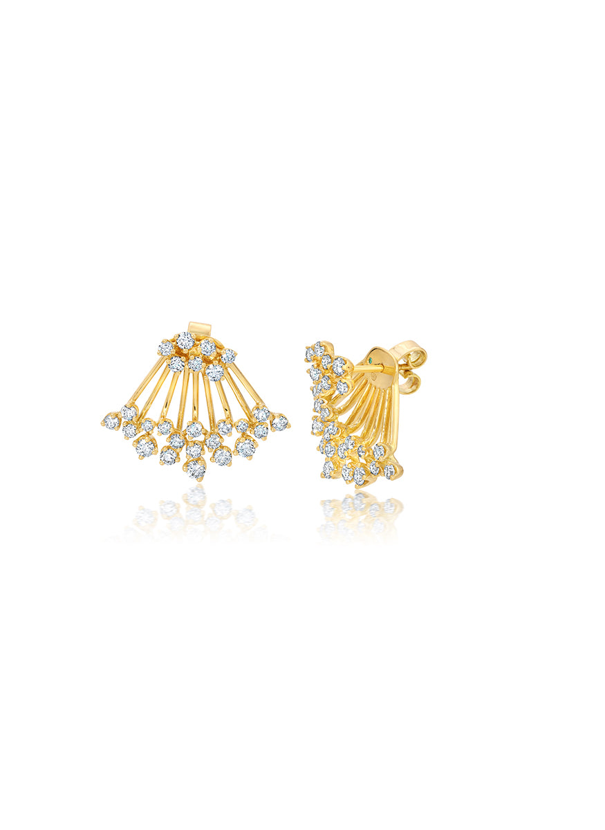 Açaí Diamond Studs and Jackets