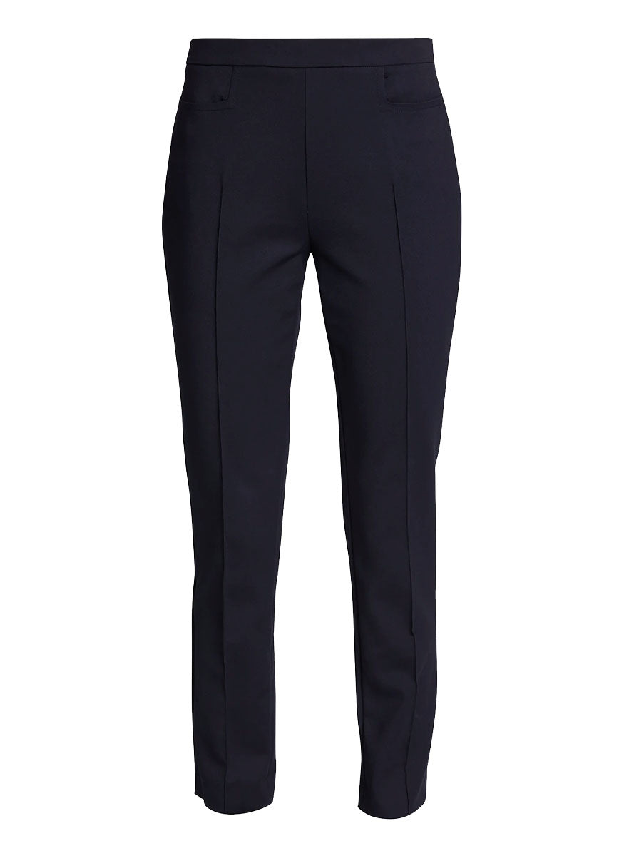 Franca Techno Cotton Ankle Pant in Navy