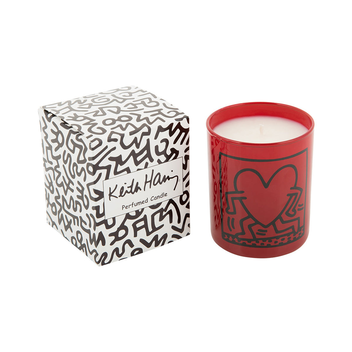 Keith Haring Scented Candle - Running Heart