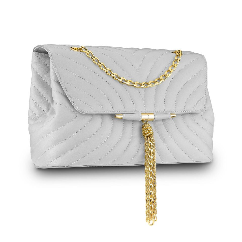 Tiffany "Classica" Shoulder Bag Medium in Koala Grey