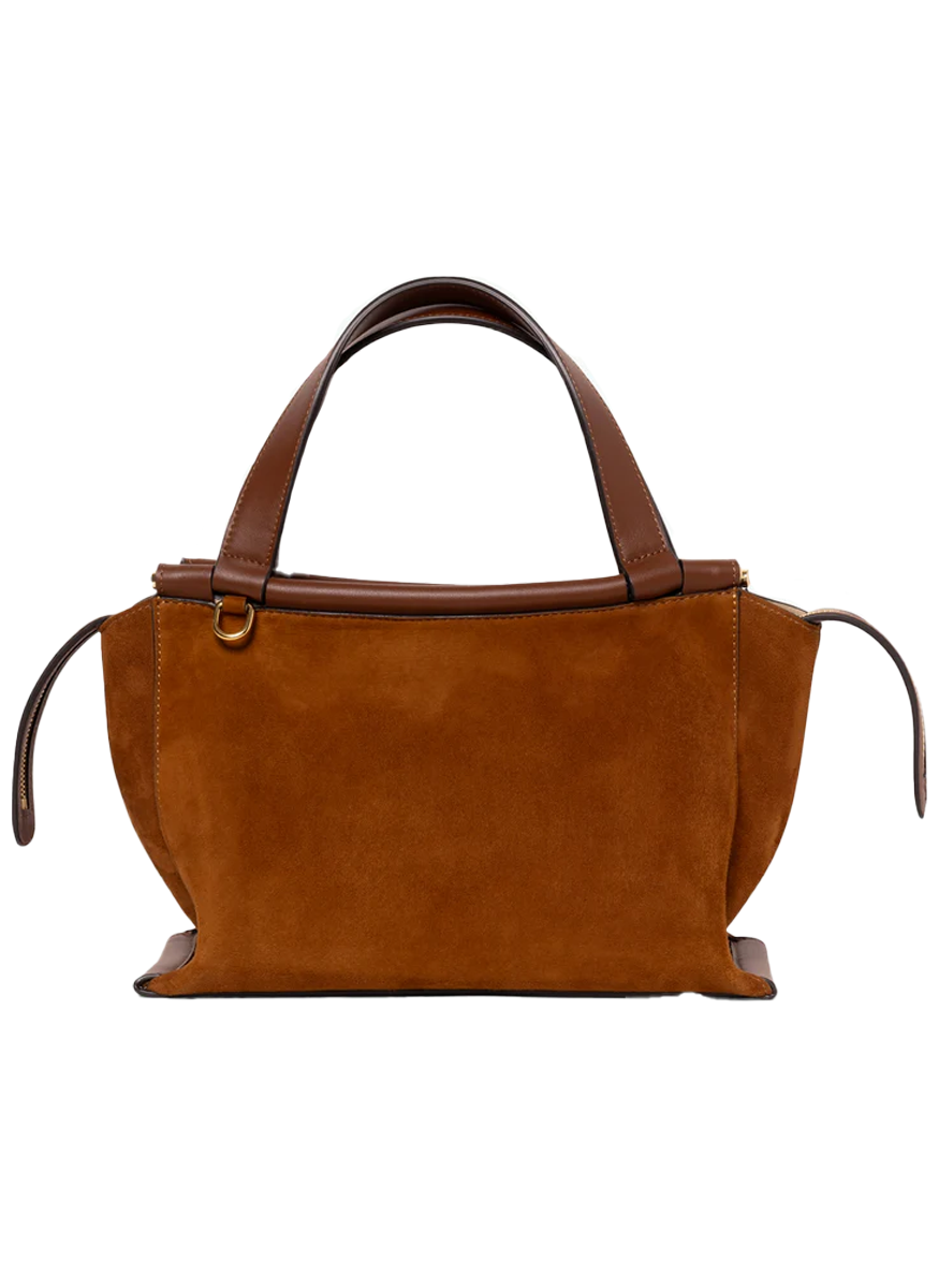 Ida Bag in Tan Suede
