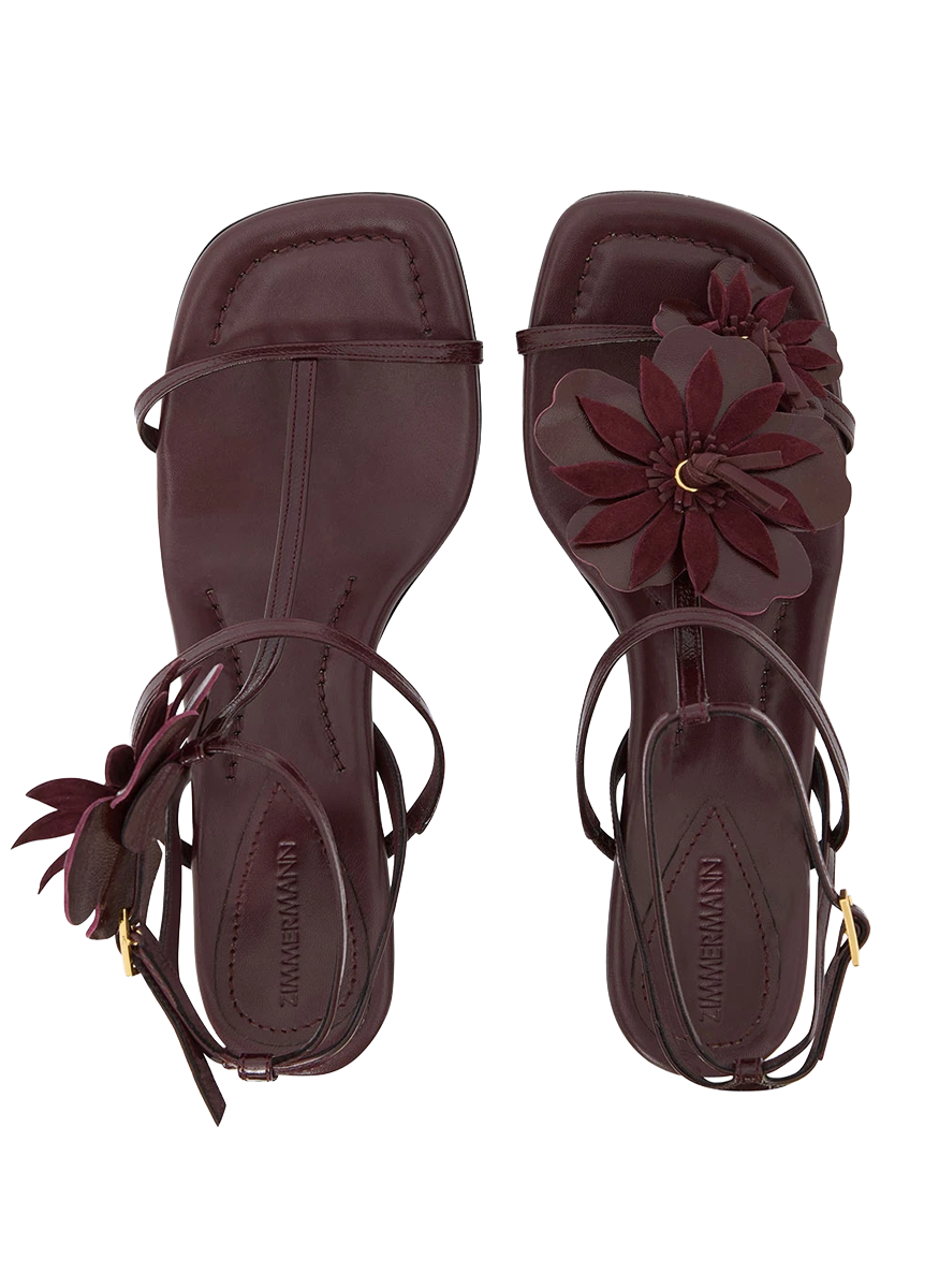 Belera Sandal 85 in Mahogany - Zimmermann