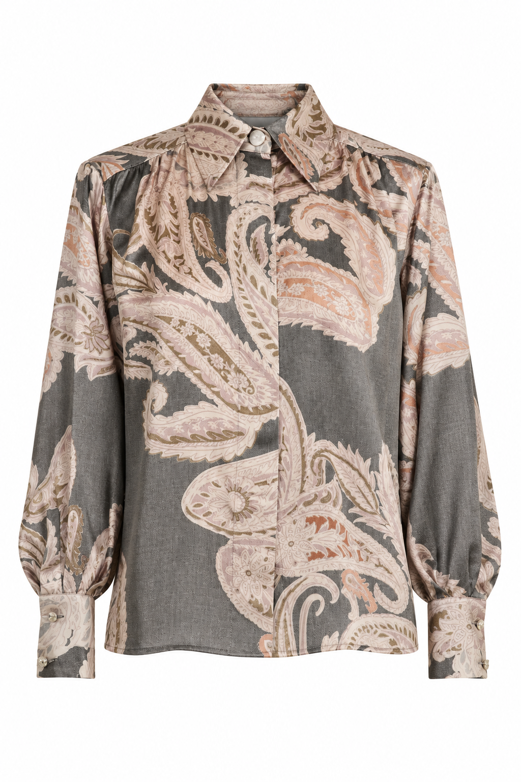 Charlie Paisley Silk Top