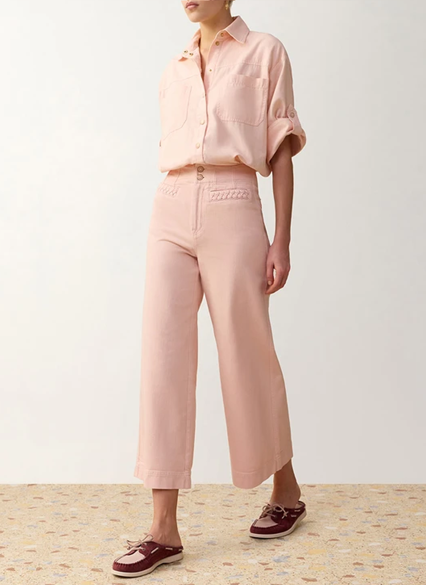Fairlight Denim Cropped Flare - Zimmermann