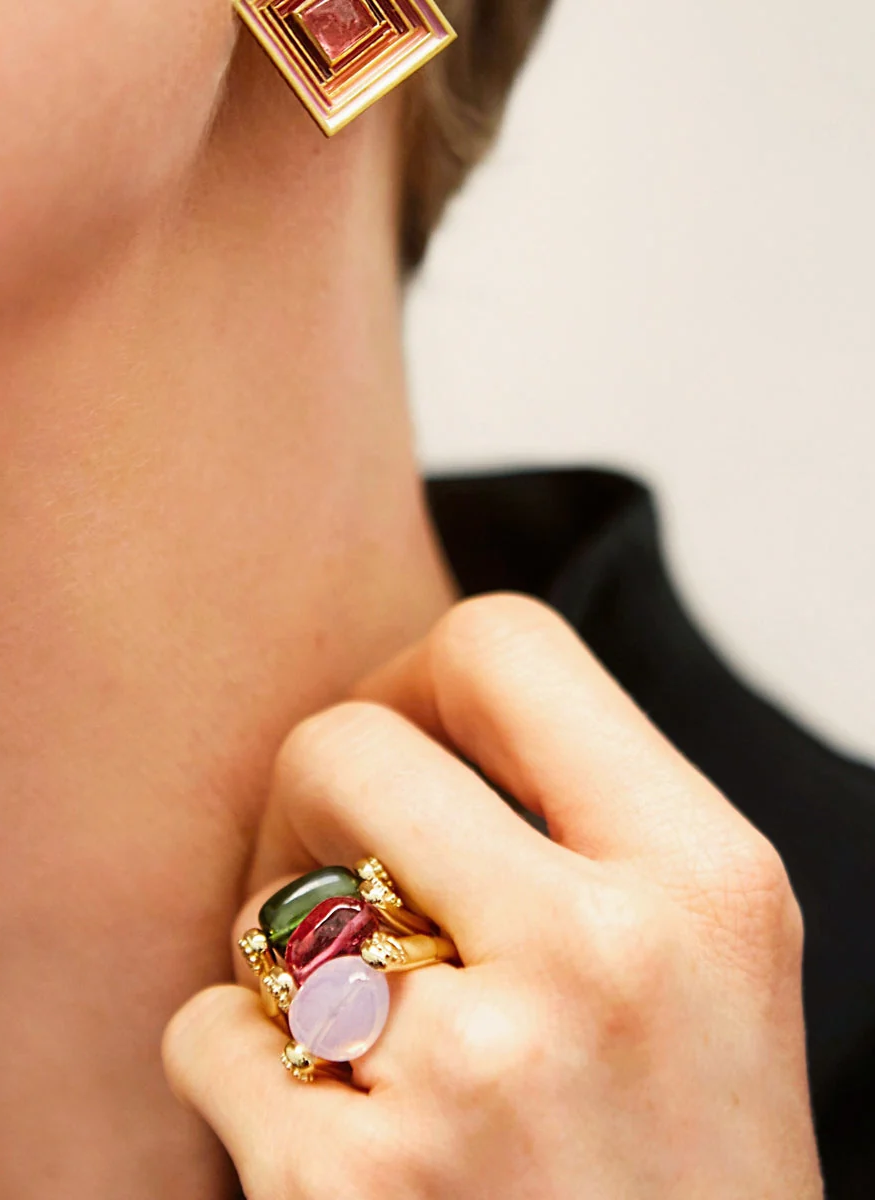 Colors Green Amethyst Ring - Van Gelder
