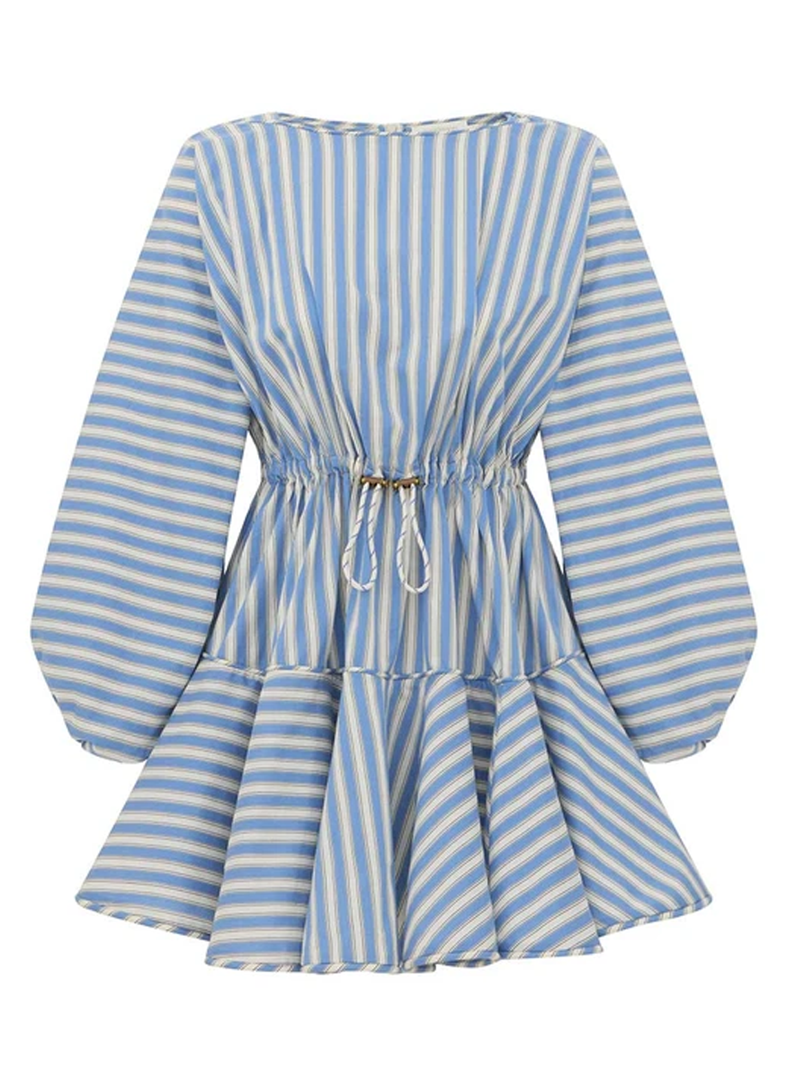 Boat Neck Mini Dress - Zimmermann