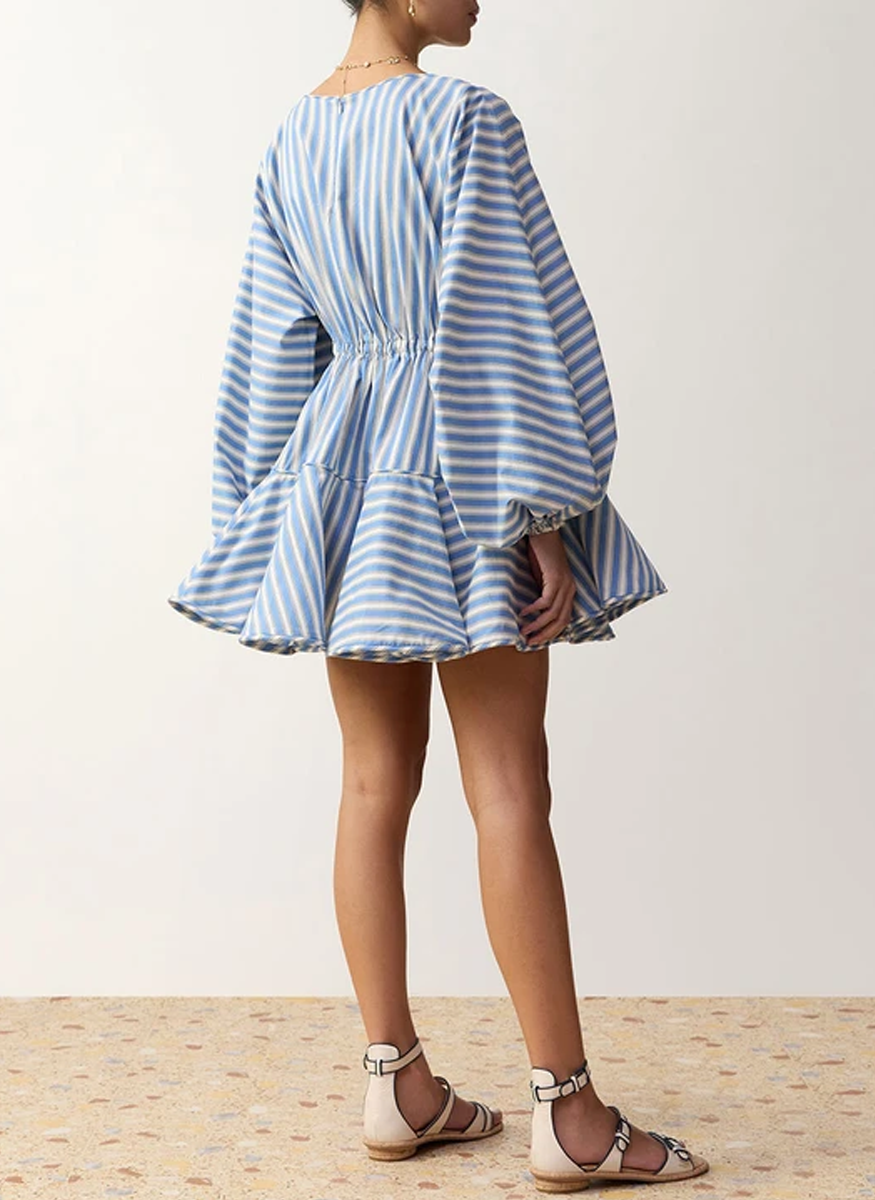 Boat Neck Mini Dress - Zimmermann