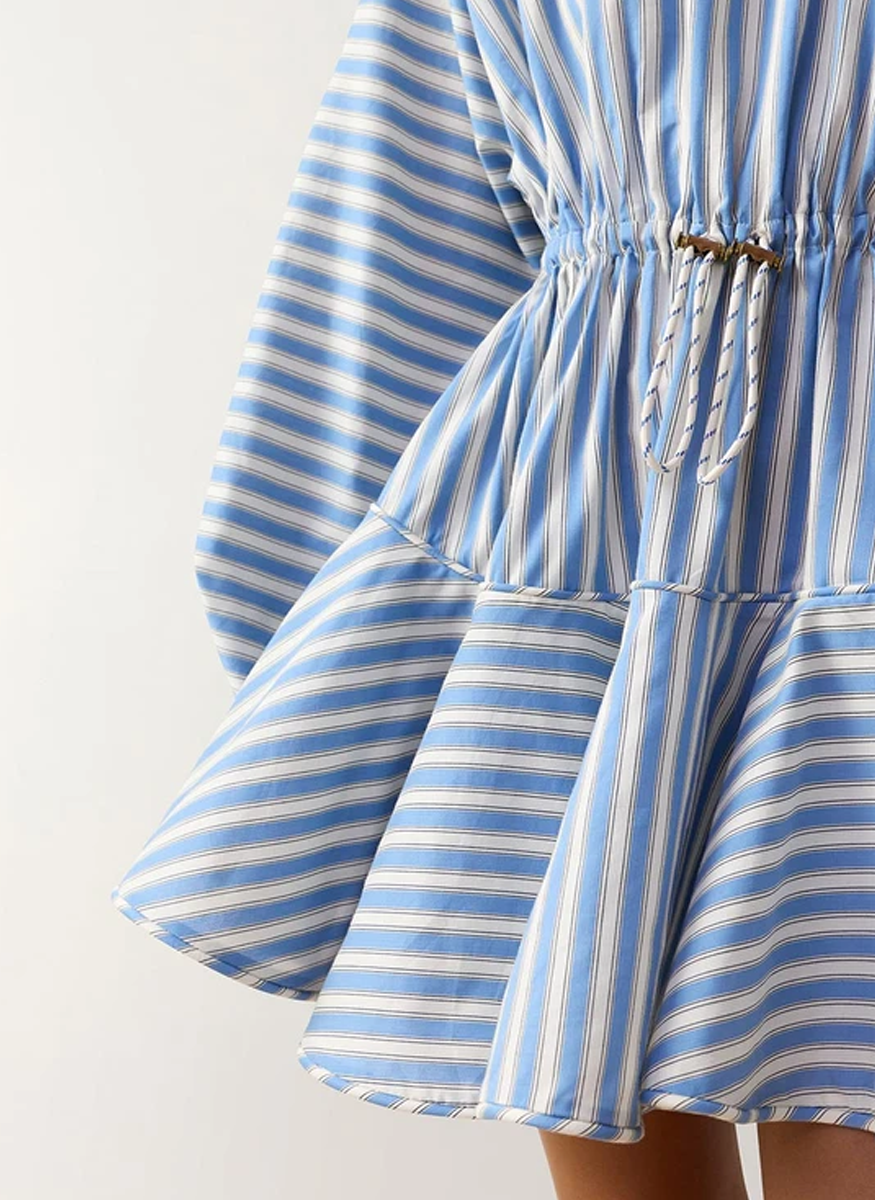 Boat Neck Mini Dress - Zimmermann