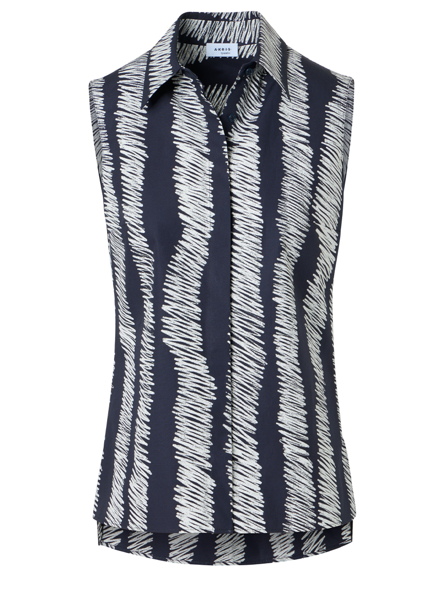 Cotton Poplin Tunic Blouse