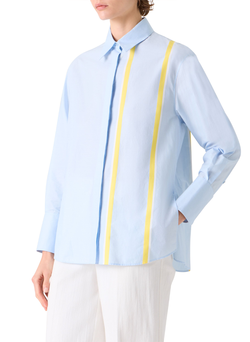 Striped Tunic Blouse - Akris Punto