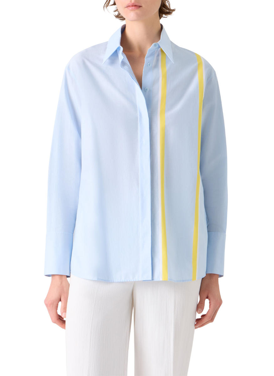 Striped Tunic Blouse - Akris Punto