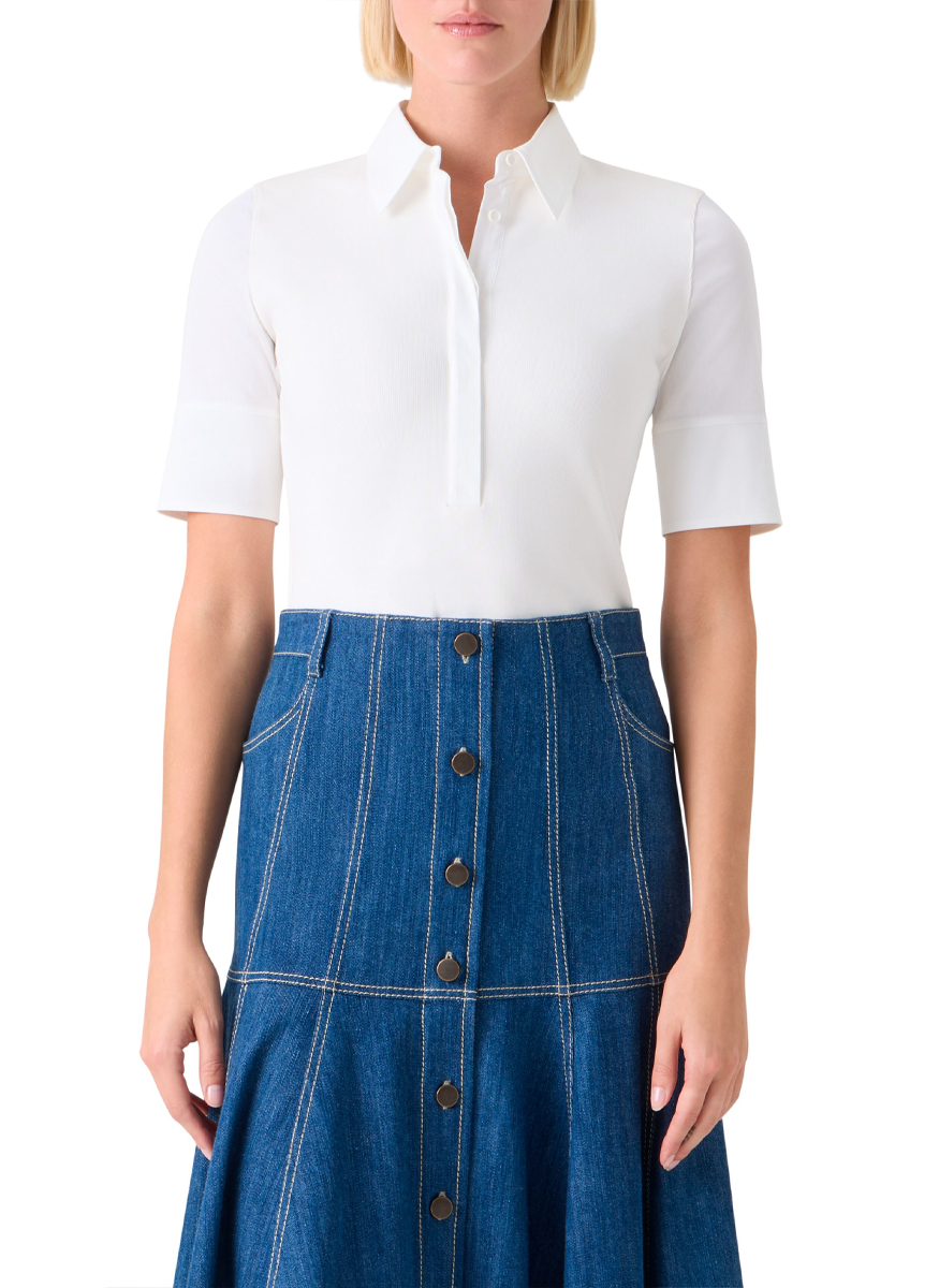 Cotton Polo Shirt - Akris Punto