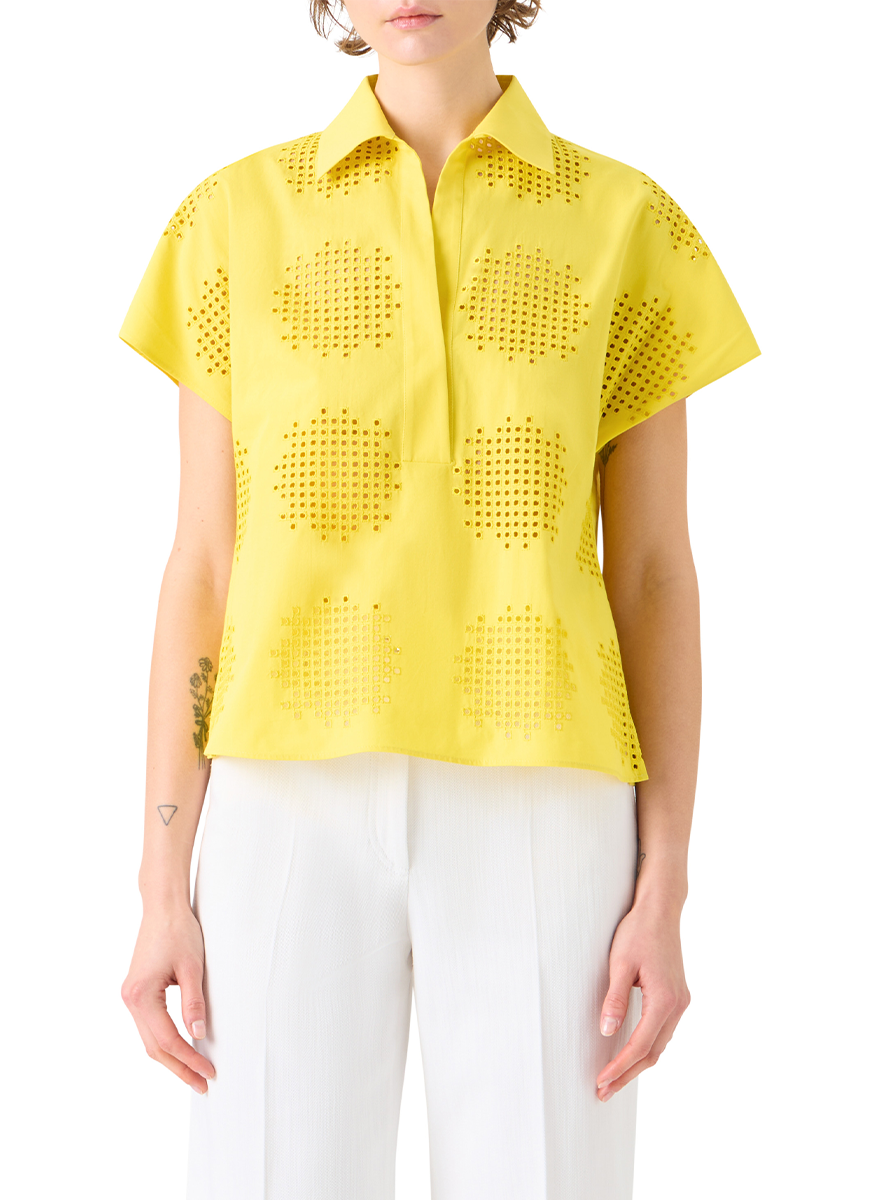 Cotton Poplin Blouse - Akris Punto
