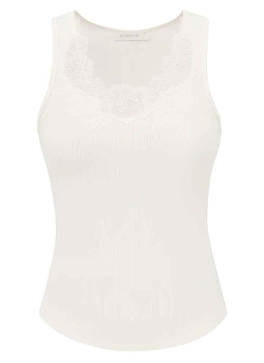 Lace Trim Tank