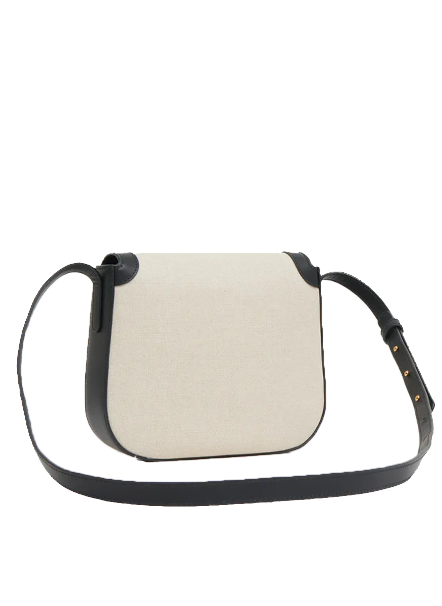 Classic Crossbody in Linen and Leather - Mansur Gavriel