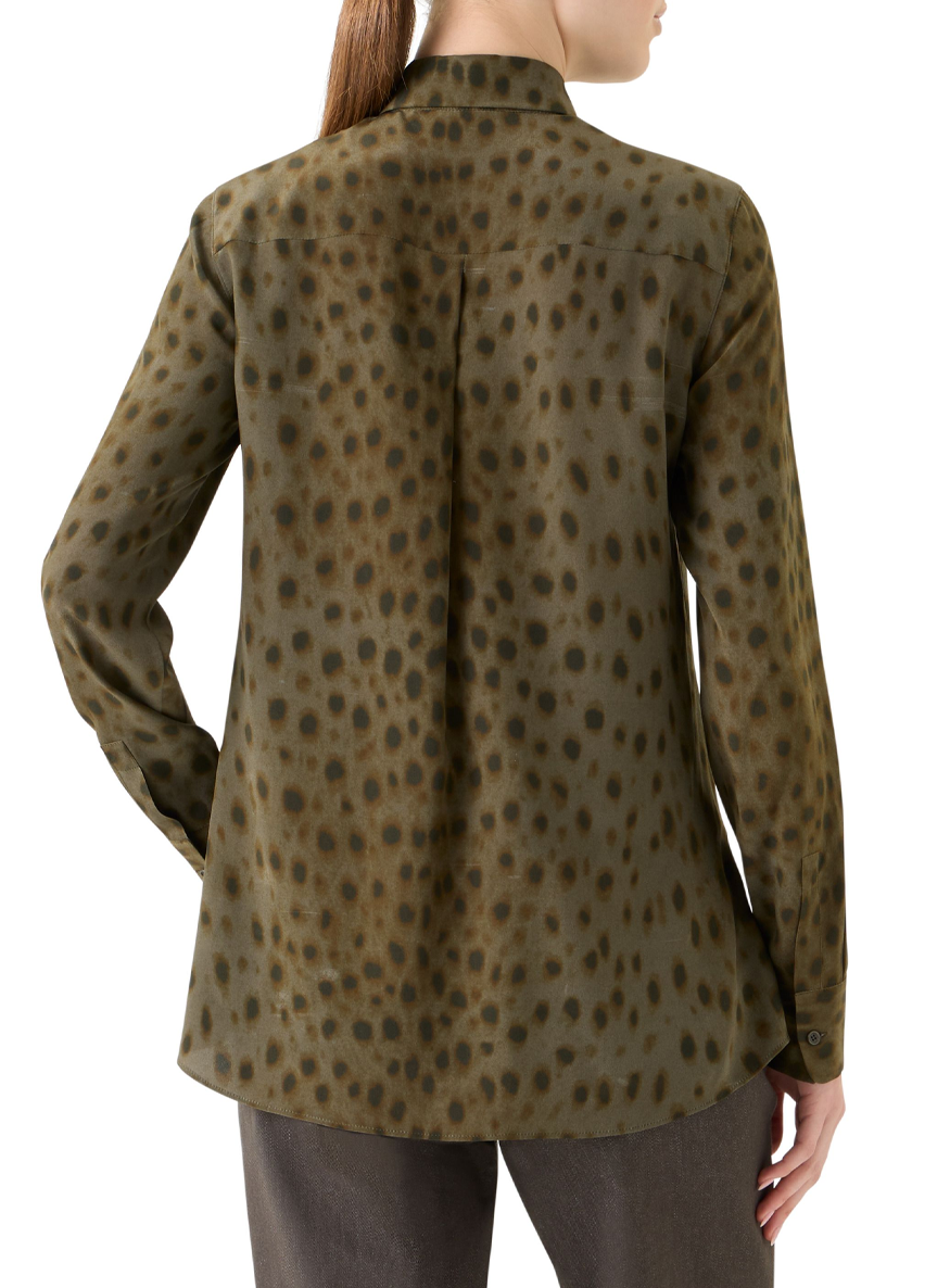 Leopard Print Blouse - Akris Punto