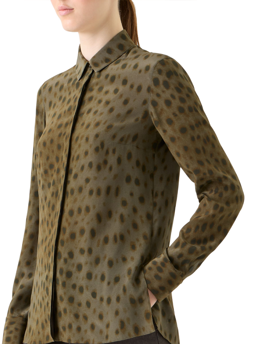 Leopard Print Blouse - Akris Punto