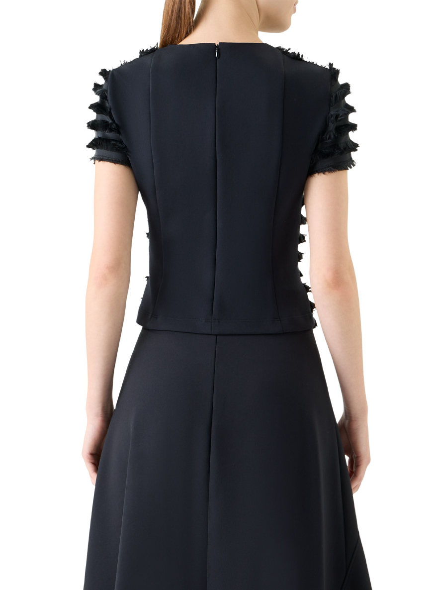 Fringed Stripes Top - Akris Punto