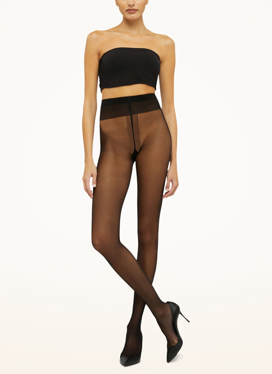 Individual 10 Tights in Black - Wolford