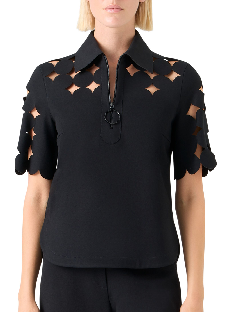 Polo Collar Jersey Shirt - Akris Punto