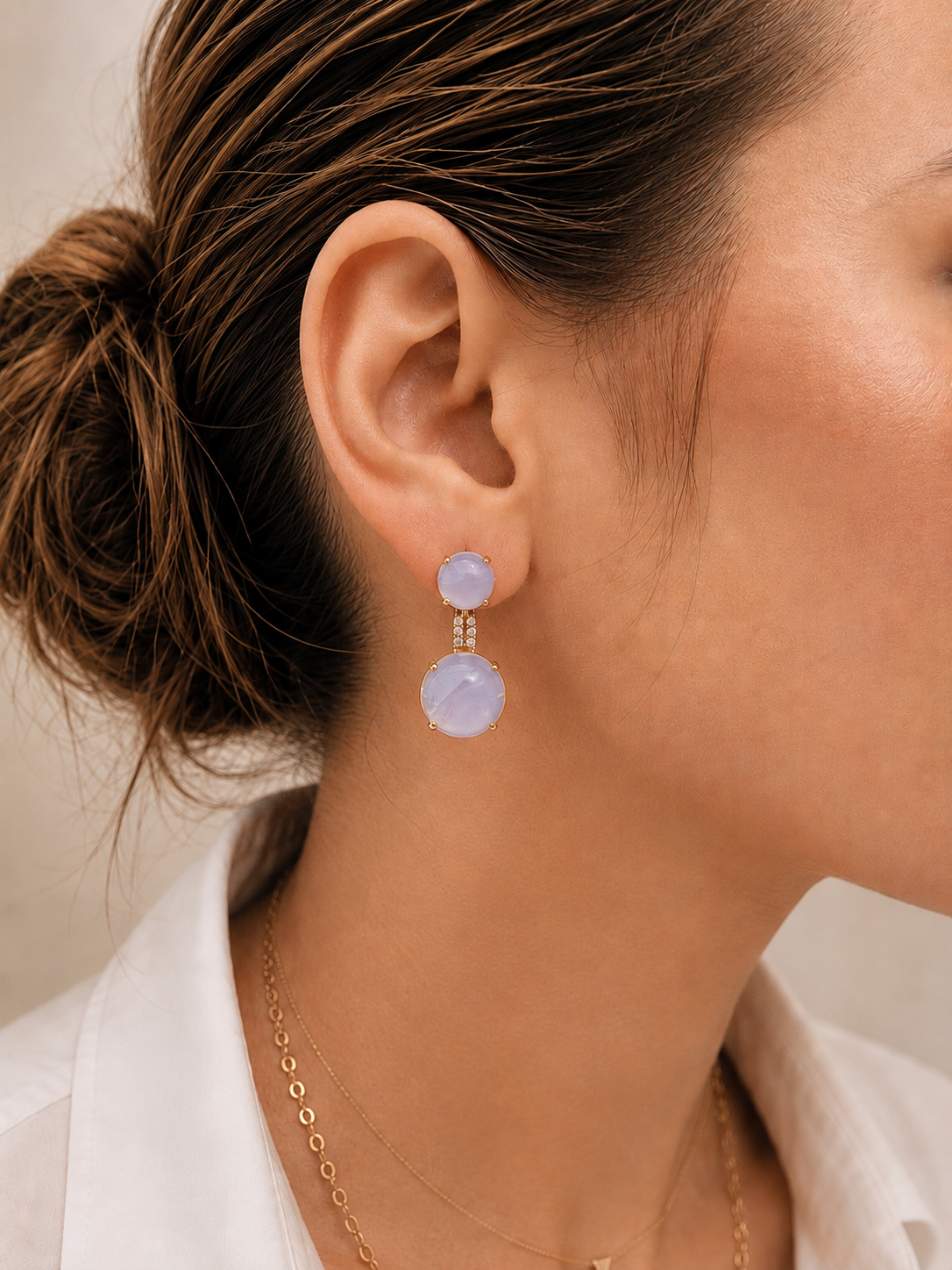 'Rock-n-Roll' Moonquartz Earrings