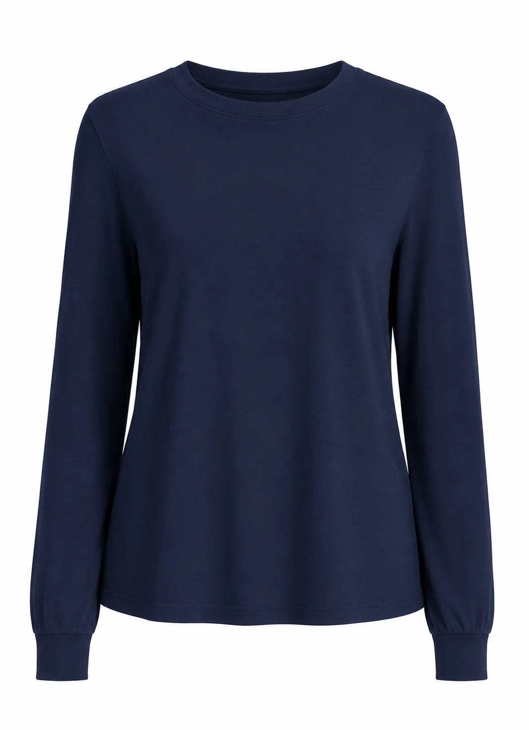 Superfine Light Weight Crew Sweater in Navy - Rani Arabella