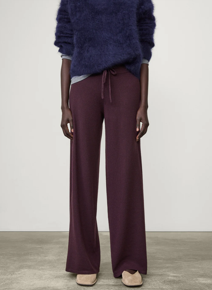 Sofi Trousers in Mahogany - Lisa Yang