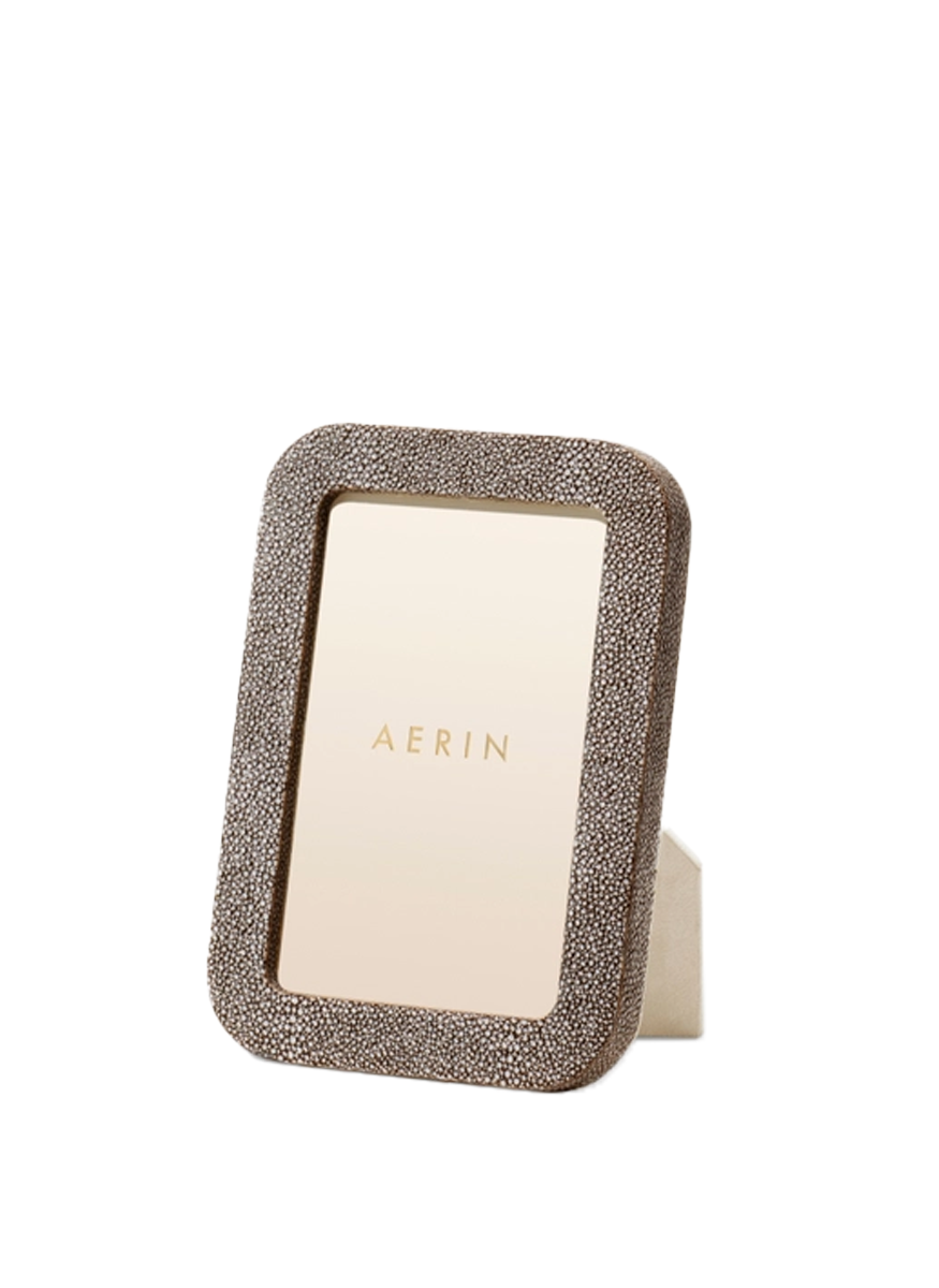 Modern Shagreen Frame in Chocolate, 4x6