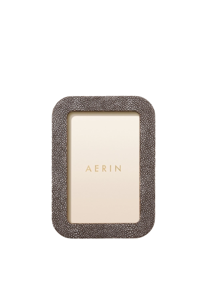Modern Shagreen Frame in Chocolate, 4x6