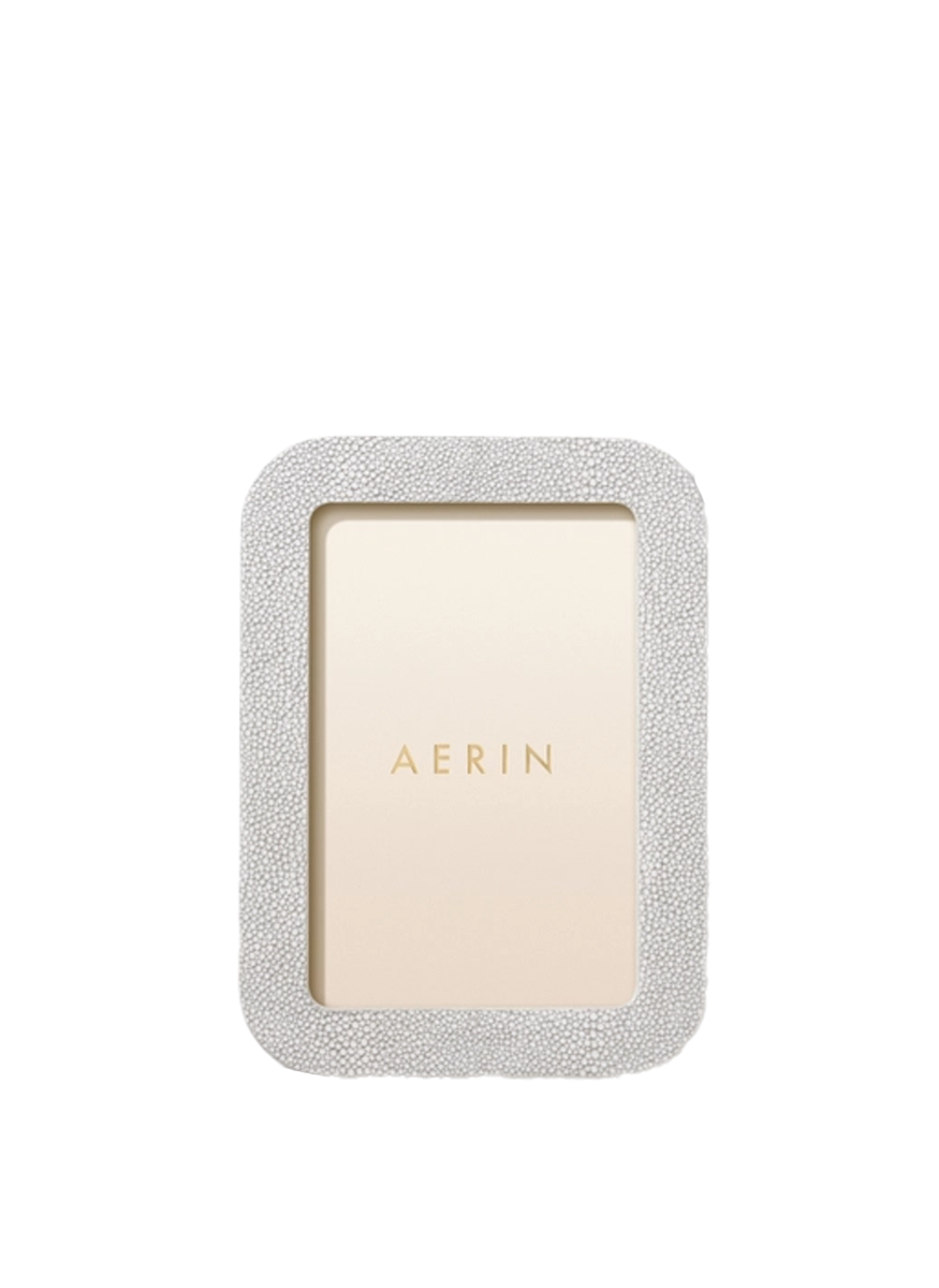 Modern Shagreen Frame in Dove, 4x6