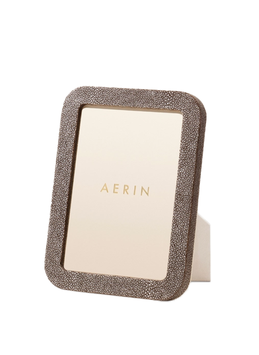 Modern Shagreen Frame in Chocolate, 5x7