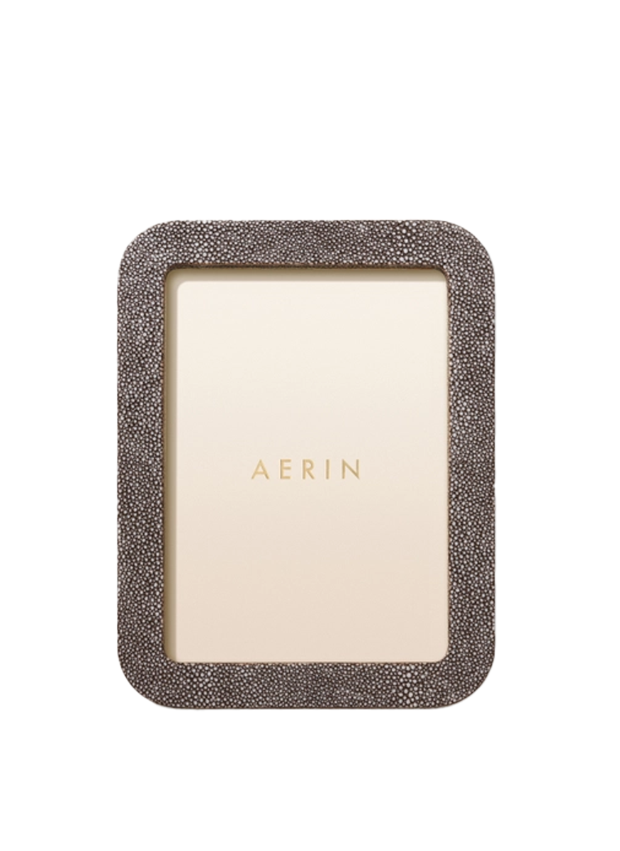 Modern Shagreen Frame in Chocolate, 5x7