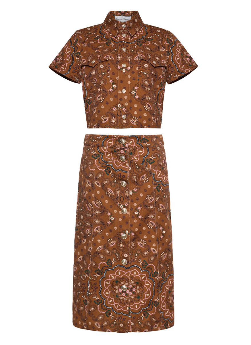 Juniper Midi Skirt - Cara Cara