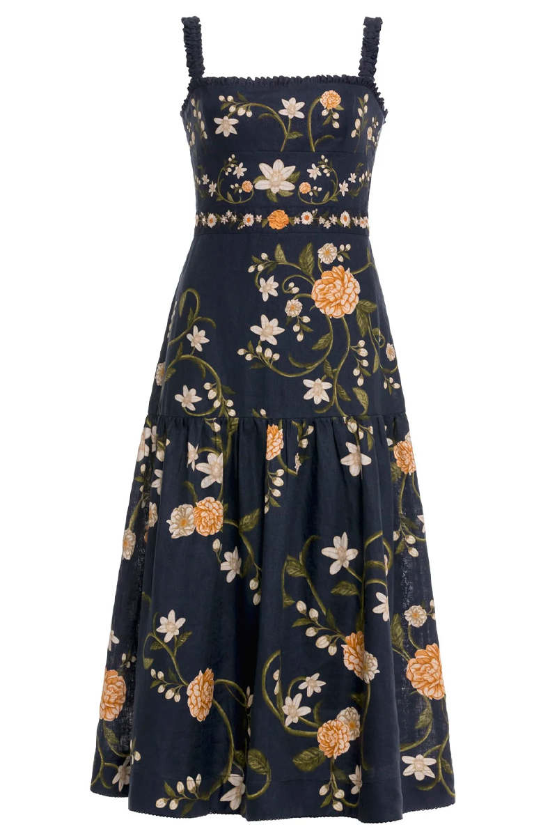 Nispero Valle Midi Dress