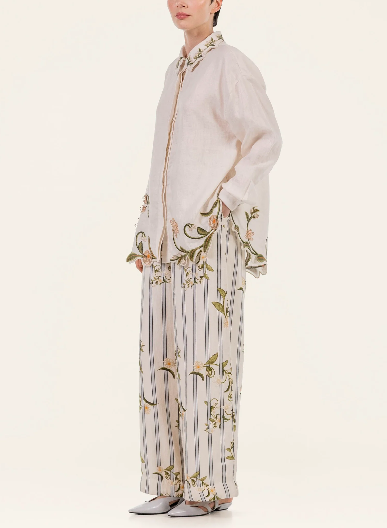 Tota Valle Trousers - Agua by Agua Bendita