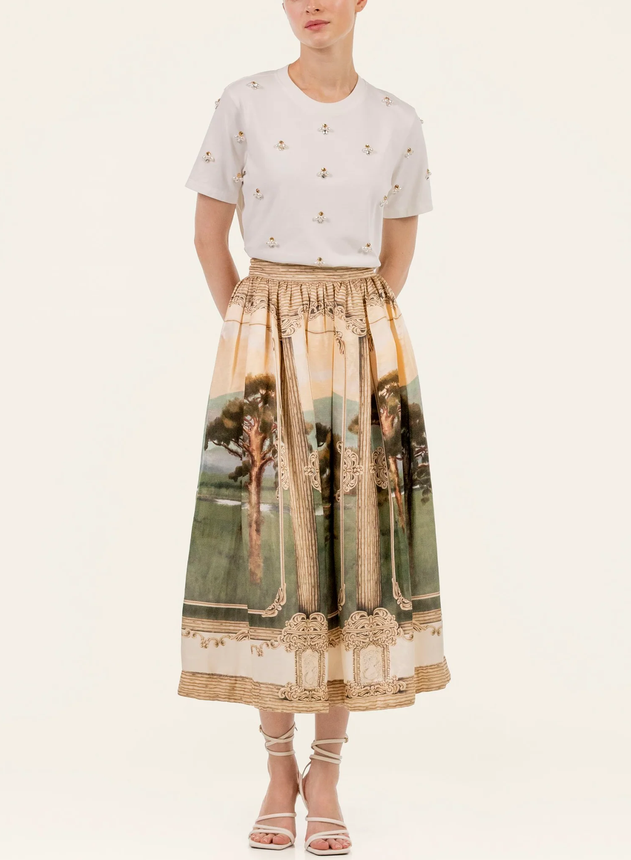 Tangelo Paraiso Skirt - Agua by Agua Bendita