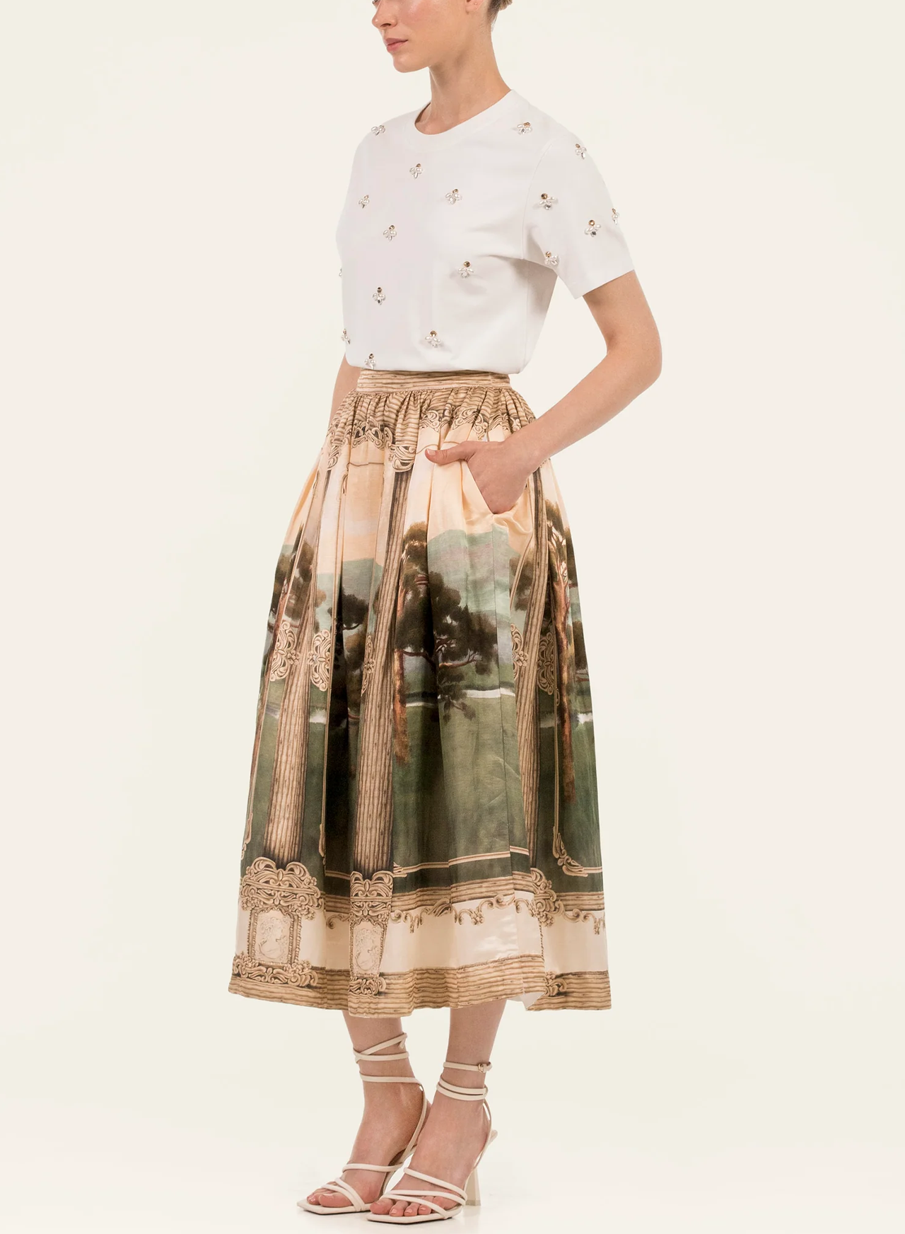 Tangelo Paraiso Skirt - Agua by Agua Bendita