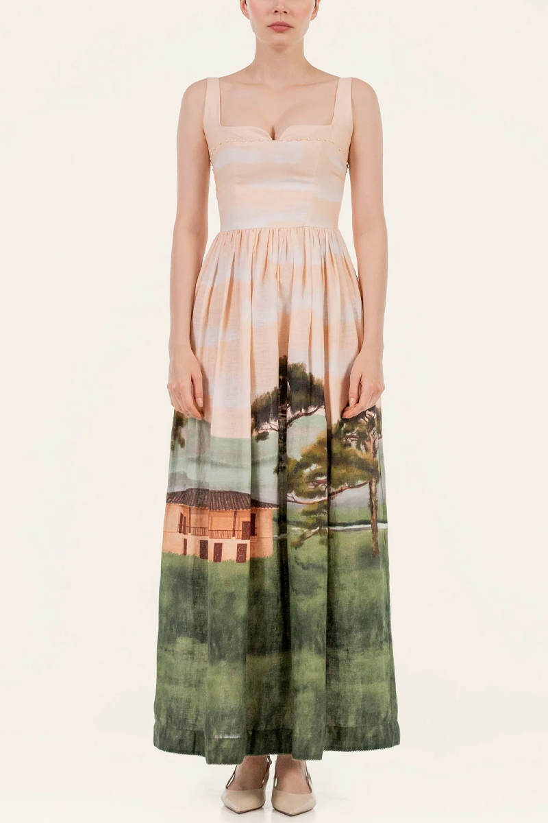 Jaspe Paraiso Maxi Dress - Agua by Agua Bendita